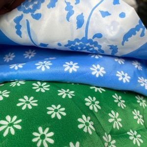 VTG MCM floral square scarf bandana. Made in Japan